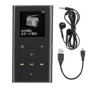 Lecteur MP3 Bluetooth 5.2, appareil musical avec son HiFi sans perte, haut-parleur HD intégré, format mini portable, enregistreur vocal, radio FM,