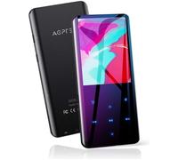Lecteur MP3 Bluetooth AGPTEK 32Go avec Radio FM Haut-Parleur Boutons Tactiles Ecran Courbé Baladeur Sport HiFi
