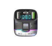 Lecteur MP3 Bluetooth pour voiture, LINFE GZ01, microphone intégré, noir