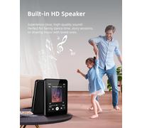 Lecteur Mp3 De 64 Go Avec Bluetooth 5.3, Écran Tactile Intégral De 2,4 Pouces, Lecteur De Musique Portable Avec Haut-Parleur, Radio Fm, Enregistreur Vocal, Livre Électronique,Prend En Charge Une Exp