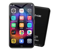Lecteur MP3 de 80 Go avec Spotify, Wi-FI et Bluetooth, écran Tactile ZAQE de 4 Pouces, Lecteur MP4 sous Android 13, Compatible Audible, Radio FM, Amazon Music, Deezer, Pandora, Play Store