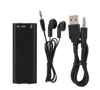 Lecteur MP3 en alliage de zinc durable avec écran LCD clair, prend en charge jusqu'à 96 heures d'enregistrement, capture vocale en une touche en