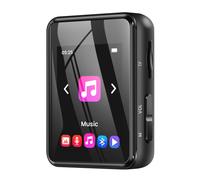 Lecteur MP3 et MP4 à Clip 16 Go Musique et Vidéo Écran 2'' avec Bluetooth Noir