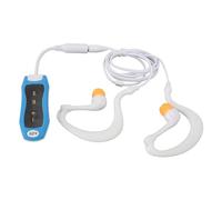 Lecteur MP3 étanche pour la Natation, Lecteur de Musique étanche IPX8 avec écouteurs étanches, Rechargeable, pour la Natation, la Plongée et la Course à Pied (Blue)