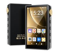 Lecteur MP3 HiFi avec Bluetooth et WiFi, Lecteur de Musique Haute résolution ZAQE Android 12, DAC DSD sans Perte Flac, Équipé d'une Carte mémoire de 64 Go, Prend en Charge jusqu'à 512 Go
