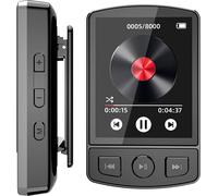 Lecteur MP3, lecteur de musique portable, BT5.0, avec haut-parleur, lecteur de musique numérique avec radio FM, enregistreur, livre électronique et autres fonctions, 16 Go