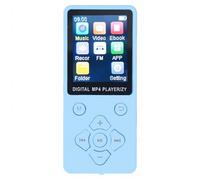 Lecteur MP3 / Lecteur MP4, Lecteur de Musique Portable avec Carte Mémoire SD de 32 Go, Écran Couleur de 1,8 Pouces, Lecteur MP3 avec Son HiFi, Prend en Charge Les Images, Les