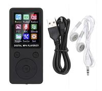 Lecteur MP3, Lecteur MP4 T1 Music Lecteur MP3 8G avec Prise en Charge Bluetooth Carte mémoire 32G HiFi stéréo Portable Lecteur de Musique Boutons Ronds(Noir)