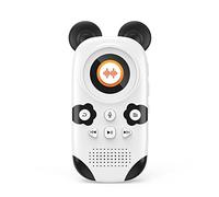 Lecteur mp3, Mini Lecteur Baladeur Bluetooth Sport avec 16Go, Radio FM, Chronomètre, Enregistrement, Support Jusqu'à 64Go,Blanc