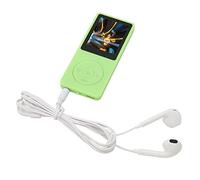Lecteur MP3 MP4 8 Go, écran 1,8 Pouces Lecteur MP3 Classique, 8 Go de Mémoire 64 Go Extensible 30 Heures de Lecture Lecteur de Musique de Sport Multifonction (Vert)
