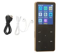 Lecteur MP3 MP4, Lecteur de Musique MP3 Bluetooth 5.0 avec écran Tactile de 1,8 Pouces, Batterie au Lithium 300 MAH, Lecteur de Musique Portable pour Le Sport (Or)