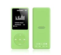 Lecteur MP3 MP4 pour Enfants, Lecteur de Musique MP3 avec écran HD 1,8 Pouces, Radio FM, écouteurs, Lecteur Audio HiFi Portable avec Enregistreur Vocal, Visionneuse de Photos (Vert)