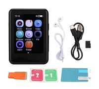 Lecteur MP3 MP4 WiFi avec Bluetooth 5.0, Lecteur de Musique à écran Tactile sans Perte HiFi avec Radio Haut-Parleur, Enregistreur, Ebook, Horloge (32 Go)