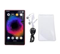 Lecteur MP3 MP4 WiFi Bluetooth 5.0 128 Go, Lecteur de Musique HiFi sans Perte à écran Tactile de 5 Pouces, Lecteur multimédia Portable Octa Core 4 Go de RAM, Prise en Charge (Rouge)