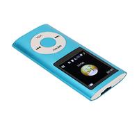Lecteur MP3, Multifonctionnel, Lecteur Musical sans Perte HiFi, écran LCD Fin de 1,8 Pouces, Lecteur de Musique MP3 Portable, 8 Heures de Lecture de Musique, Prise en Charge jusqu'à 64Go(Bleu)