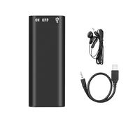 Lecteur MP3 numérique professionnel 3 en 1 avec 192 Kbps WAV One-Touch 48 heures Continue Compact Portable Design DAC intégré Prise casque