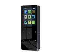 Lecteur MP3 Portable 1.8 pouces baladeur USB 2.0 Bluetooth 5.0 lecteur MP3 MP4 avec à écran tactile,Noir-No Card