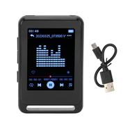 Lecteur MP3 portable avec Bluetooth, son HiFi, écran tactile, haut-parleurs HD intégrés, enregistreur vocal, radio FM, lecteur de livres