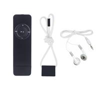 Lecteur MP3 Portable avec Casque Audio Blanc Inclus, Lecteur Audio pour Étudiants et Enfants, Extension par Carte Mémoire jusqu'à 64 Go, Son Clair, Autonomie Longue, Cadeau Pratique (No Memory Card)