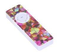 Lecteur MP3 Portable avec Haut-Parleur intégré, Ports jusqu'à 64 Go, pour Les Voyages et Les Sports (A) (Black)