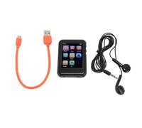 Lecteur MP3 Portable de 1,5 Pouce avec écran Tactile capacitif, Audio HiFi sans Perte et réduction Intelligente du Bruit, Lecteur de Musique Multifonctionnel pour Une écoute en (16G)