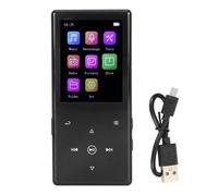 Lecteur MP3 portable multifonctionnel avec Bluetooth, son HiFi sans perte, radio FM, haut-parleur HD intégré, enregistreur vocal et fonction livre