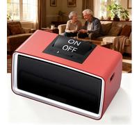 Lecteur MP3 simple avec de grands boutons et une utilisation facile, idéal pour les personnes âgées, les malentendants, les patients atteints de démence/maladie d'Alzheimer, lecteur audio - Pas de