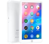 Lecteur MP3 Spotify, Lecteur MP3 MECHEN Bluetooth Wi-FI, Lecteur MP4 Android Portable avec Amazon Music, Deezer, Compatible Audible, écran Tactile de 4 Pouces (Blanc)
