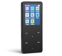 Lecteur MP3 WiFi avec Bluetooth, 8G Lecteur MP4 avec écran Tactile de 1,8 Pouces, Son HiFi sans Perte, Lecteur de Musique Numérique Portable, Longue Durée de Vie de la Batterie pour (Noir)