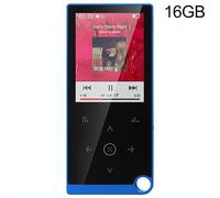 Lecteur MP4 16GB Écran Tactile 2.4 Pouces Support E-Book Alarme Argenté Bleu YONIS