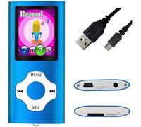 Lecteur MP4 avec micro SD de 128 go bleu foncé