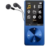 Denver Denver MP3-/MP4 Player MP1820 jusqu'à 128GB Bluetooth incl. écouteurs et enregistrement vocal bleu