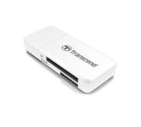 Transcend Lecteur de carte mémoire externe TS-RDF5W USB 3.1 (Gen 1) Blanc