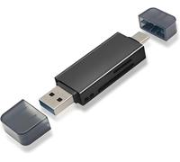 Lecteur Multi Cartes Usb 3.0,8 En 1 Adaptateur Lecteur De Cartes Sd Hub Pour Sd/Tf/Cf/Xd/Ms/Micro Sd/Usb 3.0,Lecture De 8 Port Simultanément Pour Sdxc Sdhc Cfi Micro Sdxc Ms Mmc,Pour Windows/Mac/Linu