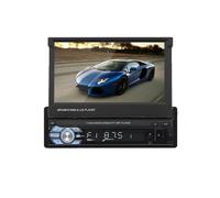 Lecteur multimédia de voiture, connectivité sans fil, écran rétractable, pas de Cam radio CarPlay