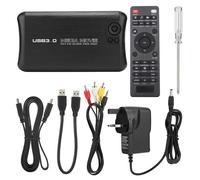 Lecteur multimédia Full HD avec conversion ascendante 1080p, format miniature, compatibilité HDMI et AV, support USB 2.0/3.0. Lecteur DVD compact