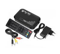 Lecteur MultiméDia Full Hd Mini Box 110-240 V 1080p Support De BoîTier De Lecteur MultiméDia Mmc Rmvb Mp3 Avi Mkv (Ue)