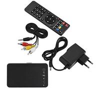 Lecteur multimédia HD Lecteur Audio et vidéo HDMI 1080P avec télécommande IR 110V-240V(EU Plug)