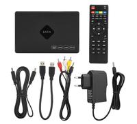 Lecteur multimédia HD télécommandé prenant en charge la lecture vidéo 4K à 60 Hz et compatible réseau pour une expérience multimédia