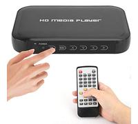 Lecteur Multimédia HDMI 1080P Mini - Support Carte SD/MMC, Disque U, Disque Dur Mobile pour Système Home Cinéma (EU)