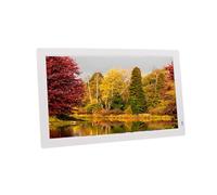 Lecteur multimédia Mural 22/24 Pouces, Album Photo numérique Full HD 1080P, Lecture Automatique.(White,24-inch)