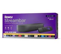 Lecteur multimédia Roku Streambar 4K HDR et barre de son - noir