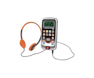 Lecteur musical portable VTech V.Pod Kid Do Ré Mi 16 chansons 17 mélodies 10 activités Écran interactif Casque inclus Orange/Argent