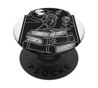 Lecteur Nocturne Pact Book Club Gothic Dark Academia PopSockets PopGrip Adhésif