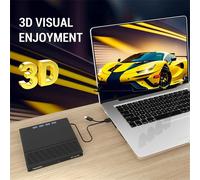 Lecteur optique Blu-ray externe USB 3.0 Type-C, lecteur CD/DVD/BD-/+RW, graveur, enregistreur pour ordinateur portable