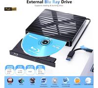 Lecteur optique Blu-ray externe USB3.0 pour ordinateur Portable Windows 11/10 Mac lecteur 3D BD-RW Portable lecteur BD DVD CD lecteur de graveur LGGQ01