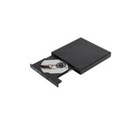 Lecteur Optique Externe CD-Rom / Pour Ordinateur Portable USB 2.0 Dvd / Rw, Pour Windows 2000 / Xp / Vista / Windows 7 Noir