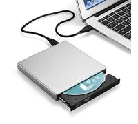 Lecteur optique externe de DVD-ROM USB 2.0, Support de CD/DVD-ROM, lecteur mince pour ordinateur portable