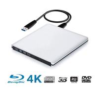 Lecteur Optique Externe Gris 4K Blu-Ray USB3.0 CD-DVD 3D multicolore LECTEUR
