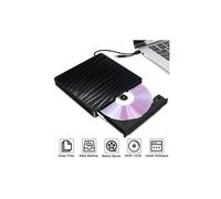 Lecteur optique externe noir cd usb 3. 0 type c graveur de dvd, dvd-rw dvd rom pour ordinateur portable hp windows